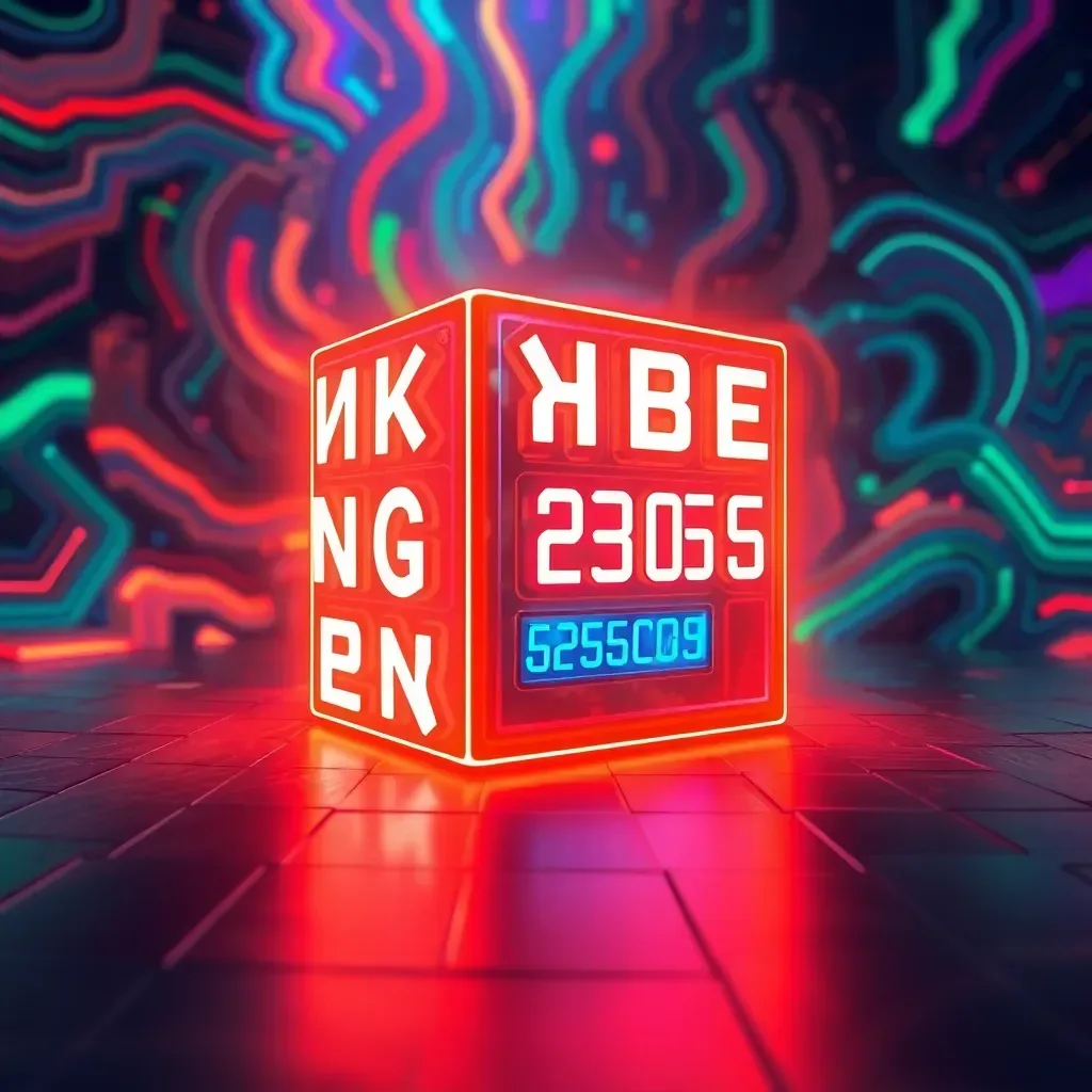 Spinning Glyphs
