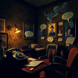 Mystery & Dark Comedy text games