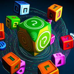 Spinning Math Cube Adventure - Text-based game