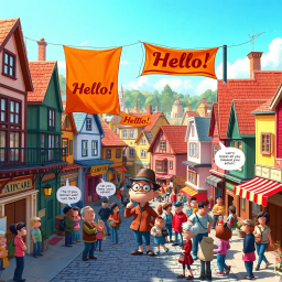 Whose Hello? - Text-based game