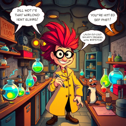 Project Hilarity: Lab Rats Unleashed - Text-based game