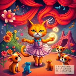 Hypno-Cat's Ballet of Chaos - Text-based game