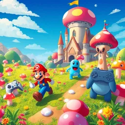 Mushroom Land Mayhem - Text-based game