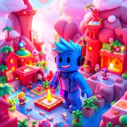 Bluey in Pixel Paradise - Text-based game