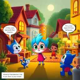 HypnoBunny Bluey Rescue - Text-based game