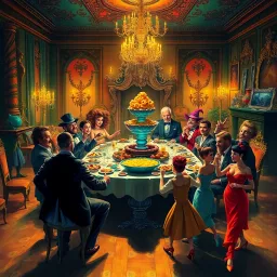 Dinner Party Delirium - Text-based game