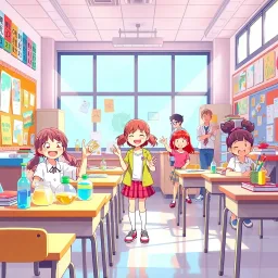 Classroom Chaos: The Great Grade Showdown - Text-based game
