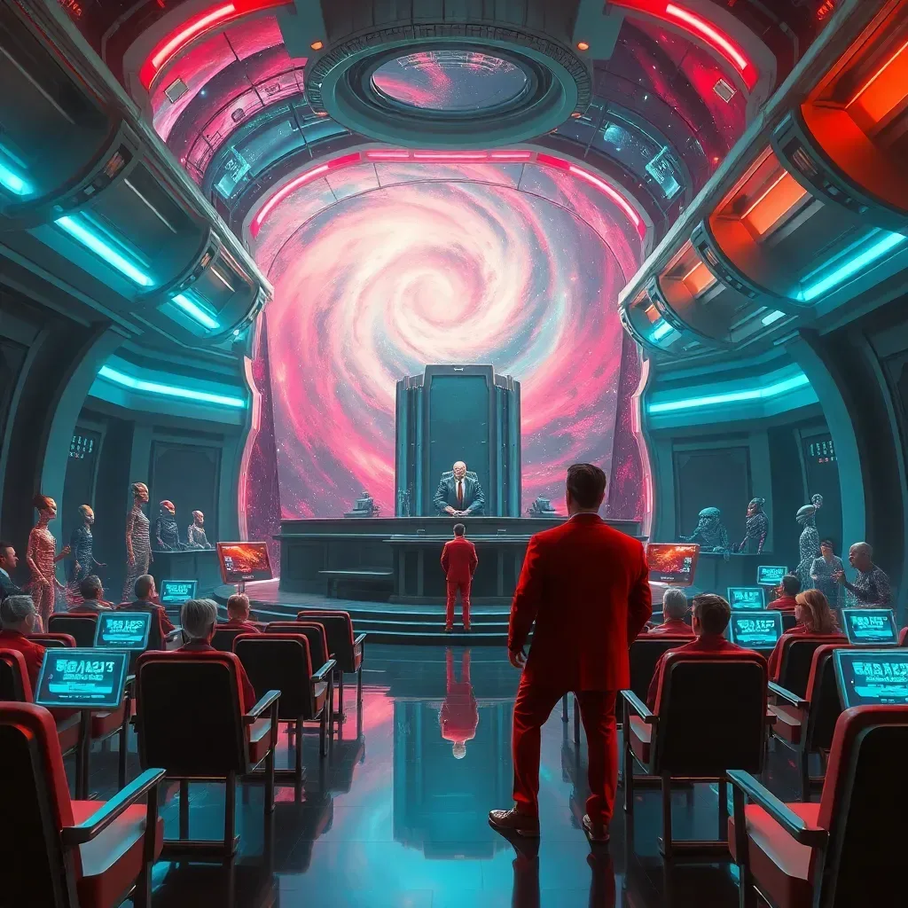 Cosmic Courtroom: A Trial Beyond Worlds