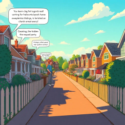 Neighborhood Chronicles: Unraveled Secrets - Text-based game