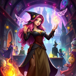 Sorcery & Shenanigans - Text-based game