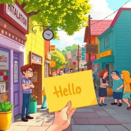 Whose Hello? - Text-based game