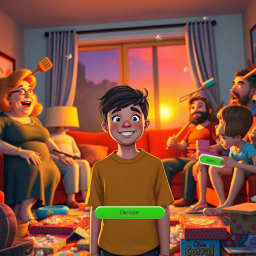 Family Fracas - Text-based game