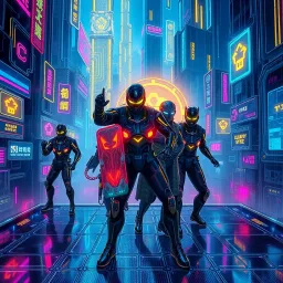 The Grid Warriors - Text-based game