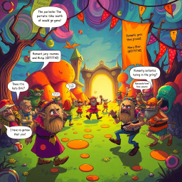 Bizarre Bedlam - Text-based game