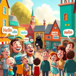 Whose Hello is It Anyway? - Text-based game