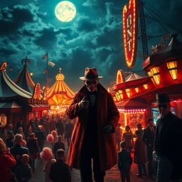 Murder in the Moonlit Carnival - Text-based game