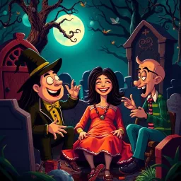 Graveyard Giggles - Text-based game