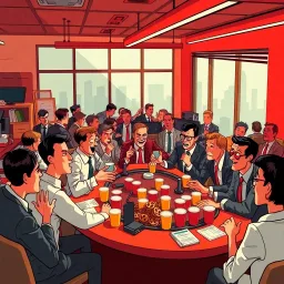 Office Antics: The Great Corporate Heist - Text-based game