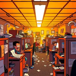 Cubicle Chaos: The Untamed Office - Text-based game