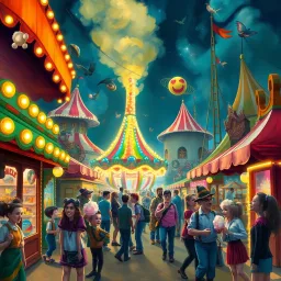 Frenzy at the Fair - Text-based game