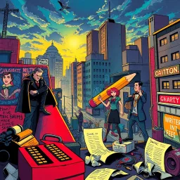 Crisis in Cliché City - Text-based game
