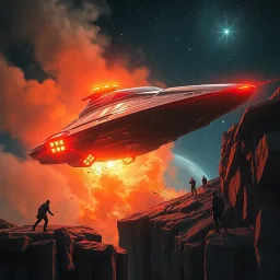 Starship's Crash Landing - Text-based game