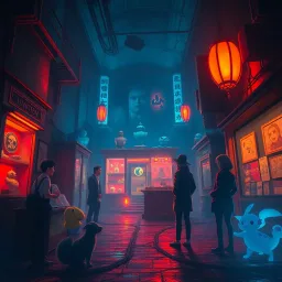 PokeBureau: Shadows of the Unknown - Text-based game