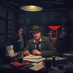 Framed Fracas: A Detective's Dilemma