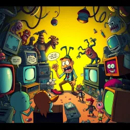 Channel Glitch Chronicles - Text-based game