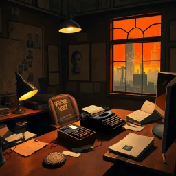 Whodunit: The Case of the Framed Detective - Text-based game