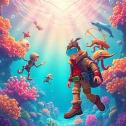 Cosmic Clownfish: Mirth to Mayhem - Text-based game