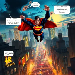 Superman: Shadows of Metropolis - Text-based game