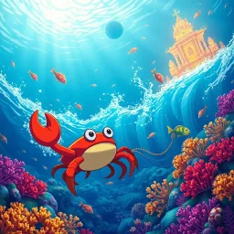 Crustacean Calamity - Text-based game