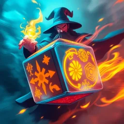 Spinning Glyph Cube - Text-based game