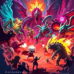 Bangsawan Monster: Arena Chaotic - Text-based game