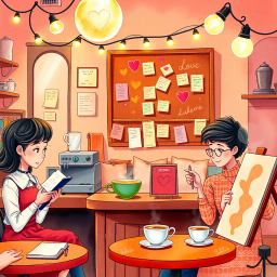 Love Letters and Lattes - Text-based game