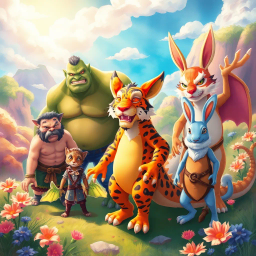 Beastly Transformations - Text-based game