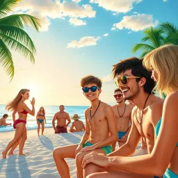 Tan Lines & Troubles - Text-based game