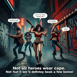 Brawlers Unite: Redemption Streets - Text-based game