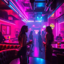 Laurel's Allure: Neon Dreams