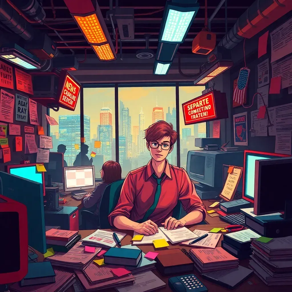 Crisis Control: The Newsroom Showdown