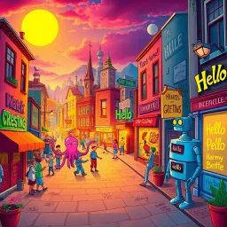 Whose Hello Is It Anyway? - Text-based game