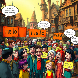 Whose Hello? - Text-based game