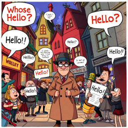 Whose Hello? - Text-based game