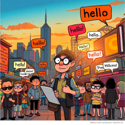 Whose Hello? - Text-based game