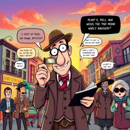 Whodunnit: The Hello Mystery - Text-based game