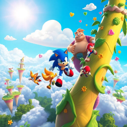 Beanstalk Brawl: Quest for the Cloud Princess