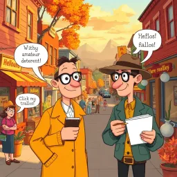 Whose Hello Is It Anyway? - Text-based game