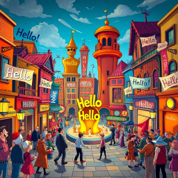 Whose Hello is it Anyway? - Text-based game