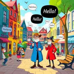 Whose Hello is It Anyway? - Text-based game